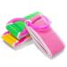 sontakukou Thicken Exfoliating Shower Back Scrubber Towel Body Sponge Scratcher Strap Back Scrubber Strap for Shower Random Color (2 PCS)