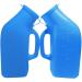 Men's Urinals 2 Pack - 1200ml Portable Urine Collection for Hospital, Incontinence, Elderly - Travel Bottle, Blue - Buy Online on GoSupps.com