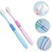 Minkissy 2 Pack Portable Toothbrush for Kids & Adults - Pink & Blue - Safe & Convenient Oral Care - Buy Online on GoSupps.com