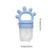 Premium Silicone Baby Pacifier with Fruit Feeding Dispenser | Reusable & Soothing for Aching Gums - Light Blue - Buy Online on GoSupps.com