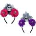 hgnxa Simulated Flower&Skull Shape Headband for Women Halloween Party Hair Hoop Hairband Woman Taking Photo Hair Accessories Blue - Buy Online on GoSupps.com