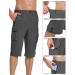 Pausel Men's Quick Dry Stretch Cargo Shorts - 3X-Large Gray | Ideal for Hiking, Fishing, Camping - Buy Online on GoSupps.com