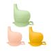 Scoolr Baby Sippy Cup Lids 3pcs Spill Proof Food-Grade Silicone Sippy Lids for Kids (Green+Yellow+Pin-k)