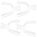 4Pcs Teeth Whitening Mouth Trays Teeth Mould Guards Moldable Teeth Trays Thermoplastic Teeth Guards Dental Oral Care Kit for Teeth Whitening Teeth Bleaching Teeth Grinding Teeth Protecting
