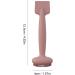 Facial Cleanser Brush - Dual Head Pore Cleansing Brush Waterproof Silicone Facial Scrubber Skin Friendly Mud Film Brush Manual Leather Powder 2pcs - Buy Online on GoSupps.com