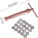 Myceke Clay Extruder - Stainless Steel Polymer Clay Gun for Fondant Sculpting - Buy Online on GoSupps.com
