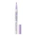 Ruby Kisses Party Proof Eyeliner  Pastel Colors Premium Felt-tip Waterproof Long-lasting Eyeliner (Lavender Latte)