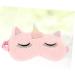 Child's Pink Embroidered Eye Mask with Makeup Eyeshadow Design - 1 Count - Buy Online on GoSupps.com