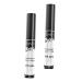 2pcs Eye Primer Eyeshadow Glue Eyelash Glitter Glue Cup Holder Tissues Glitter Lip Glue Body Cosmetic Glue Pigment Backing Gel Liquid Glitter Base Fix Gel for Eye Makeup Adhesive Assorted Color 9x1.5x1.5cm