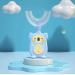 U-Shape Children's Toothbrush - Food-Grade Silicone BPA Free Extra Gentle - Hygienic for Kids (Ages 2-8) | DGN Toys Blue - Buy Online on GoSupps.com