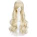 ColorfulPanda Charming Long Wavy Blonde Wig for Women - Perfect for Halloween Cosplay and Parties - Buy Online on GoSupps.com