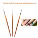 3 Piece Nail Art Brush Set - Beginner Marbling Tools for Smooth Operation | International Shipping - Buy Online on GoSupps.com