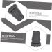 Buy Inoomp 20 STK Non-Slip Crutch Tips | 1 Inch Rubber Tips for Walking Sticks & Hiking Poles - Safety Stick Boots - Black (5x4cm 5pcs) - Buy Online on GoSupps.com