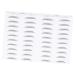 Beavorty 2 Pairs Hair- Eyebrows Stickers Stick on Brow Eyebrow Makeup Tools Eyebrow Stickers Disposable 3d