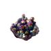 Crystal Rough Natural Crystal Clear Quartz Cluster Electroplated Colorful Crysral Cluster Specimen Home Decoration Gift