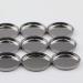 SOESFOUFU 15 Empty Eyeshadow Palette Empty Eyeshadow Case Empty Cosmetic Travel Cosmetic Case Silver - Buy Online on GoSupps.com