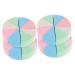 Balacoo 4 Sets Triangular Sponge Puff Makeup Applicator Body Puff Makeup Latex Sponge Triangle Cosmetic Sponge Esponjas Para Maquillaje Facial Sponge Puffs Emulsion Flutter Wet and Dry