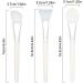 dijiusidy Brush Facial Mask Silicone White Professional Cutter-Type Brushes Cream Skin Foundation Tool Comfortable Beauty Tongue Shape - Buy Online on GoSupps.com