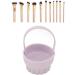 Silicone Makeup Brush Cleaner Bowl Quick Drying Makeup Brush Cleaner Multifunctional Design for Makeup Brush Cleaning - Buy Online on GoSupps.com
