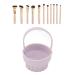 Silicone Makeup Brushes Cleaning Bowl - Embossed Design Quick Drain Function & Textured Surfaces for All Brushes & Sponges - Buy Online on GoSupps.com