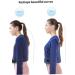 Adjustable Posture Corrector for Men & Women | Back Support Relieves Slouching & Text Neck | Lightweight & Moisture Wicking - Buy Online on GoSupps.com