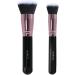Flat Top Kabuki Foundation Brush Set - Premium Makeup Brushes for Liquid, Cream, Concealer, Mineral Powder - 04black - Buy Online on GoSupps.com