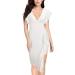 Briskyry V-Neck Floral Business Dresses for Women | Summer Elegant Bustier & Ruffled Hem Festival Dresses - Buy Online on GoSupps.com