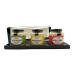 Trio of Pommery Fine Mustard: Dijon Firemen and Herbs 100g Gift Box