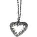 OralGos Thorn Heart Pendant Necklace - Vintage Punk Style Clavicle Chain Choker Jewelry for Street Style Enthusiasts - Buy Online on GoSupps.com