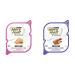 Fancy Feast Petites Wet Cat Food Seared Salmon Entree in Gravy - 79.4 g Tray (12 Pack) & Fancy Feast Petites Wet Cat Food Pate Tender Turkey Entree - 79.4 g Tray (12 Pack) Cat Food + PET_FOOD 00055800402356
