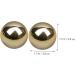 2-St Gymnastics Brass Precision Balls | Solid Metal Baoding Fitness & Massage Roller Balls for Wrist Relief - Shiny Metal Roller - Buy Online on GoSupps.com