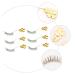 FOMIYES 6pairs Eyelash Lash Display Fake Lashes Magnetic with Tool Magnetic Tryout Wand Eyelash Separator Eyelash Applicator Tool Salon Rose Electroplating Process Fake Eyelashes - Buy Online on GoSupps.com