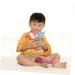 UPKOCH 2pcs Plush Hand Rattle Toys for Toddlers - Soft Stuffed Animal Rattles | Ideal Gift for Infants - Brown Color - Buy Online on GoSupps.com