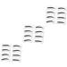 FOMIYES 96 Pairs 8 Eye Shadows Eyebrow Shaper Stencil Molds Kits Eyebrow Stencils Card Conjoined Tool - Buy Online on GoSupps.com