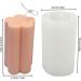 Petal Cylinder Silicone Candle Mold for Soap, Chocolate, Cake, Bath Bomb - Pillar Candle & Fondant Mould - Buy Online on GoSupps.com