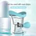 Hand-Operated Silicone Eye Washing Cup Kit - Effective Eye Cleaning Reduces Dust & Irritation Transparent Blue Eye Wash Cup for Safe Eye Care - Buy Online on GoSupps.com