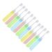 Mobestech 12th trip toothbrush Aufpin tool tooth hygiene toothbrushes toothbrush set for gentle cleaning dental brushes tooth brush foldable cleaning brush braces travel nylon
