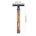 Ankroyu Men's Adjustable Beard Shaver - Double-Sided Manual Razor with Non-Slip Wooden Handle - Buy Online on GoSupps.com