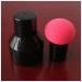 Makeup Sponge Non-latex Makeup Sponge Mushroom Head Powder Liquid Foundation Puff Dry & Wet Multi- function Cosmetic Tool Tamp Storage Box Makeup Sponge Holder(Red and cap)