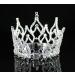 Mini Flame Clear Austrian Rhinestone Full Hair Crown Tiara for Party Bridal - M1374 - Buy Online on GoSupps.com