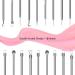 9 in 1 Pimple Popper Tool Kit - Blackhead Remover & Comedones Extractor for Face & Nose | Includes PU Bag | International Shipping - Buy Online on GoSupps.com
