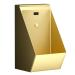 Automatic Sensor Urinal Toilet Washout Urinal Wall Mounted Intelligent Touchless Urinal Flush Valve Auto Urinals Flushing Set (Gold)