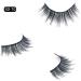 False Eyelashes 3D Faux Mink Fake Eyelashes Handmade Dramatic Thick Crossed Cluster False Eyelashes Black Nature Fluffy Long Soft Reusable(1PAIR) (SD 70) - Buy Online on GoSupps.com
