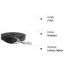 Mystique Rubberized Towline 20mm with Hand Loop & Standard Carabiner - 7.5m Black | International Shipping Available - Buy Online on GoSupps.com