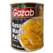 (Pack of 2) Gazab Premium Kesar Mango Pulp 850g - Sweetened - 30 oz + Free Miras 2-in-1 Measuring Spoon - Buy Online on GoSupps.com