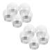 Alipis 10pcs Candy Bottle Snowglobe Diy Snow Globe Wedding Favor Dome Diy Supplies Christmas Box