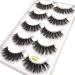 Pairs Long 3D False Eyelashes Natural Look Black Eyelash Extension Makeup Style G800