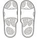 Unisex Bright Colored Open-Toe Sandals - Professional Non-Slip Shower Slippers Comfortable for Bathroom Use - Buy Online on GoSupps.com