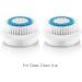 Facial Cleansing Brush Heads - Exfoliator for Acne Prone Skin, Enlarged Pores, and Sensitive Skin (Blue/2 Pack) - Buy Online on GoSupps.com