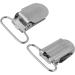 High-Quality Silver Metal Pacifier Clips & Trousers - 25mm Pacifier Holder & Toy Holder Clips - Buy Online on GoSupps.com
